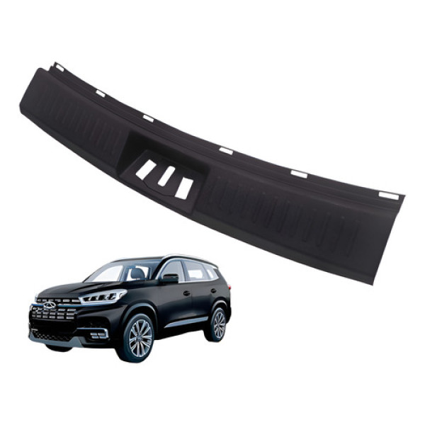Soleira Porta Malas Chery Tiggo 8 2021 2024 2022 Preto.