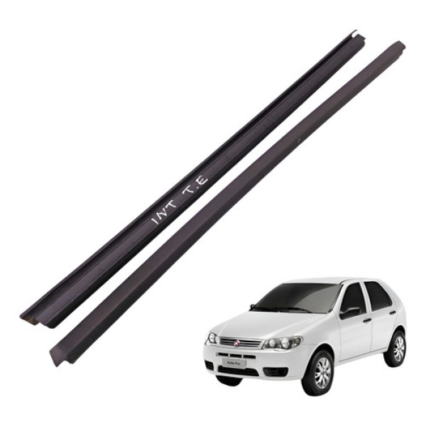 Par Pestanas Traseira Esquerda Palio 1.0 Fire 2008 2012 Preto