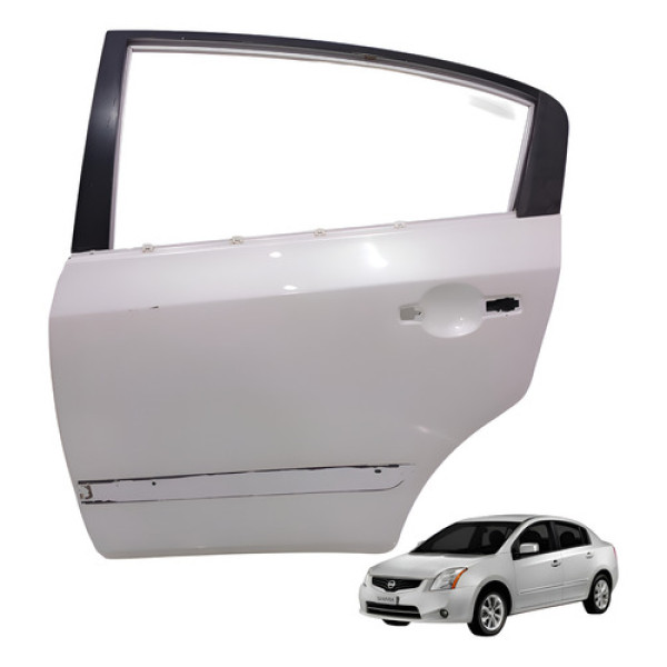 Porta Traseira Esquerda Nissan Sentra 2.0 2011 2012 Branco