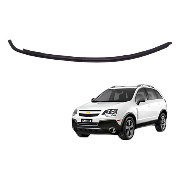 Vedação Canaleta Vidro Dianteiro Esquerdo Captiva 2.4 2012 Preto