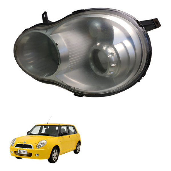 Farol Esquerdo Lifan 320 1.3 2010 2011 F4121100b1 Esquerdo/motorista
