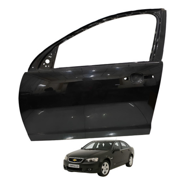 Porta Dianteira Esquerda Omega Cd 3.6 2008 2009 2010 Dianteira Esquerdo Preto