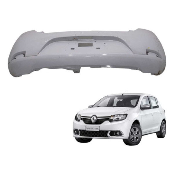 Parachoque Traseiro Renault Sandero 1.0 3cc 2017