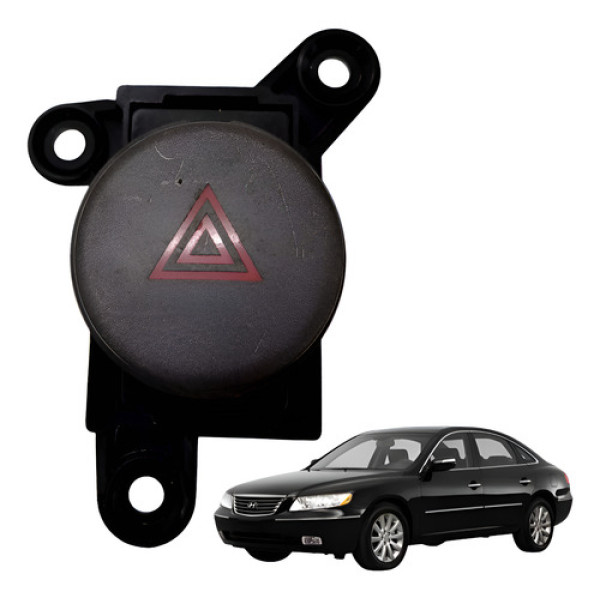 Botao Pisca Alerta Azera 3.3 2008 2009 2010 Cinza