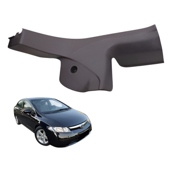 Soleira Porta Traseira Esquerda Honda New Civic 2007 2011 Cinza