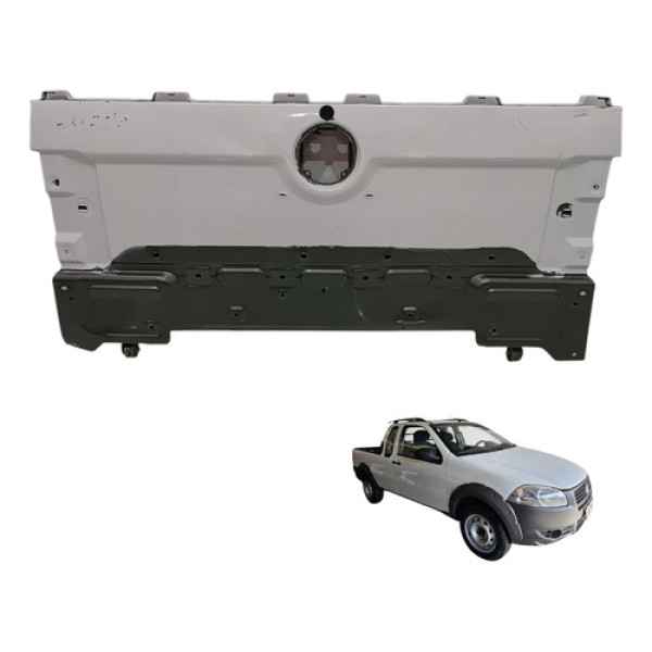 Tampa Traseira Fiat Strada Cs Adventure 1.4 2012  Branco