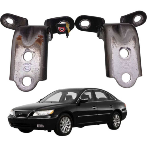 Dobradiça Porta Dianteira Esquerda Par Azera 2008 2009 2010