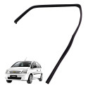 Borracha Canaleta Vidro Traseiro Direito Meriva Joy 1.8 2007 Preto