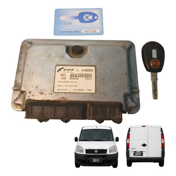 Modulo Central Injeção C/ Chave Fiat Doblo Cargo 1.4 2011