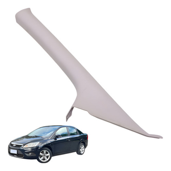 Moldura Esquerda Coluna Parabrisa Focus 2.0 2009 2012 Cinza