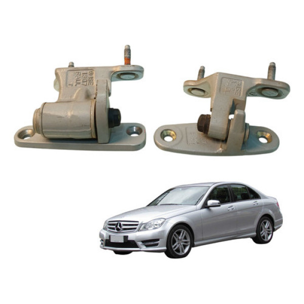Dobradiça Porta Dianteira Esquerda Par Mercedes C180 2013