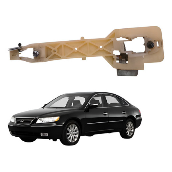 Suporte Maçaneta Externa Traseira Esquerda Azera 2008 2010 Traseira