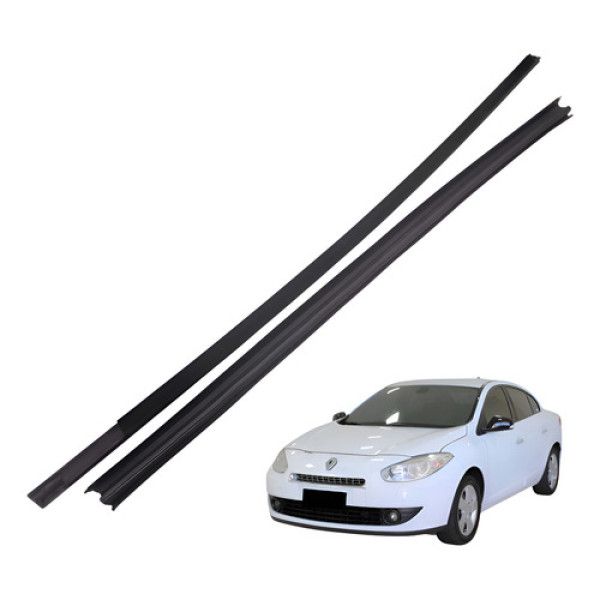Kit Pestana Dianteira Le Renault Fluence 2011 2016 Preto