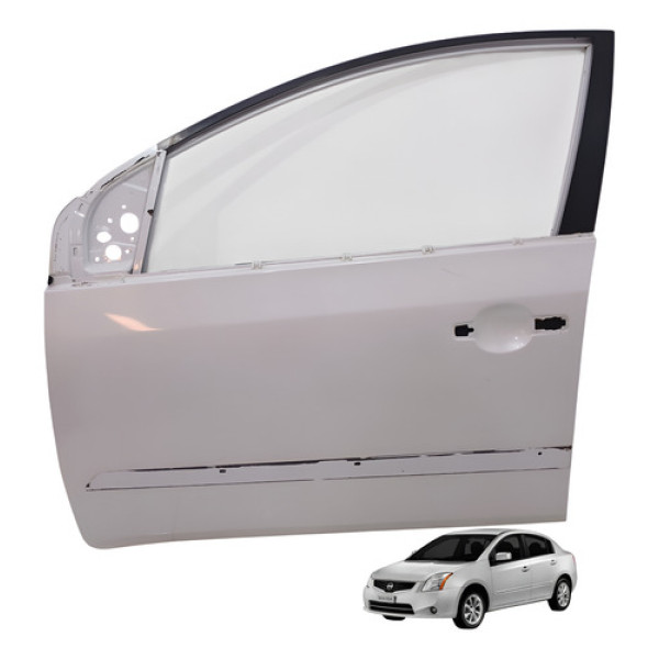 Porta Dianteira Esquerda Nissan Sentra 2.0 2011 2012 Dianteira Esquerda Branco