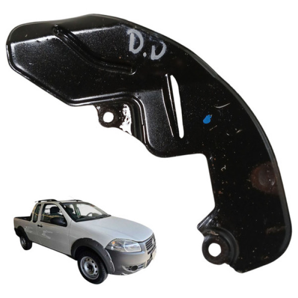 Espelho Roda Dianteira Direita Strada Working 1.4 2012 Prateado