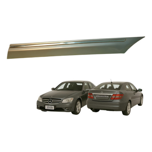 Friso Porta Traseira Esquerda Mercedes Clc 200 1.8 K 2010 Cinza