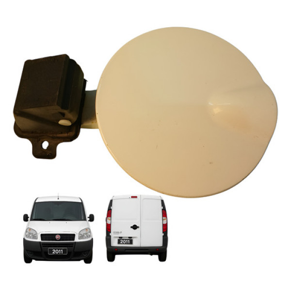 Portinhola Tampa Tanque Fiat Doblo Cargo 1.4 2011 2012  Branco