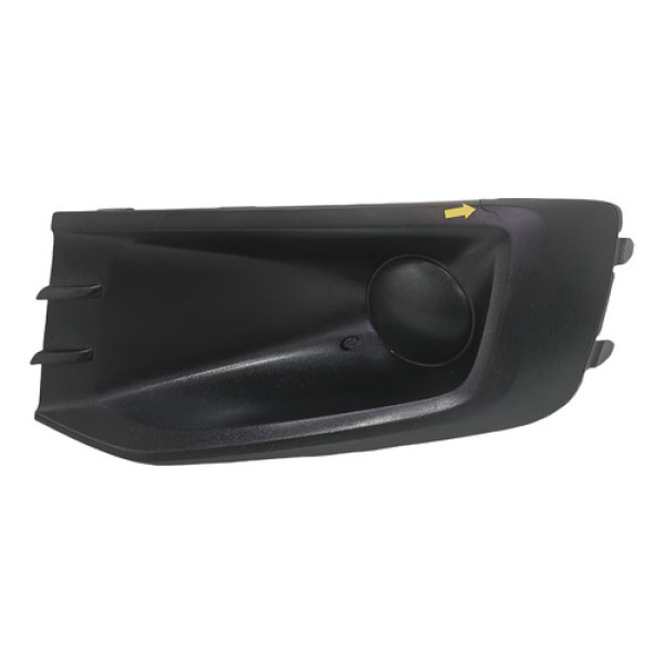 Moldura Farol Milha Esquerdo Vw Saveiro G6 Preto Esquerdo