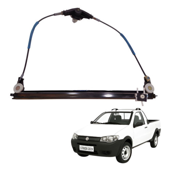 Maquina Vidro Direita Strada 1.4 Cs 2 Portas 2008 2009 2010