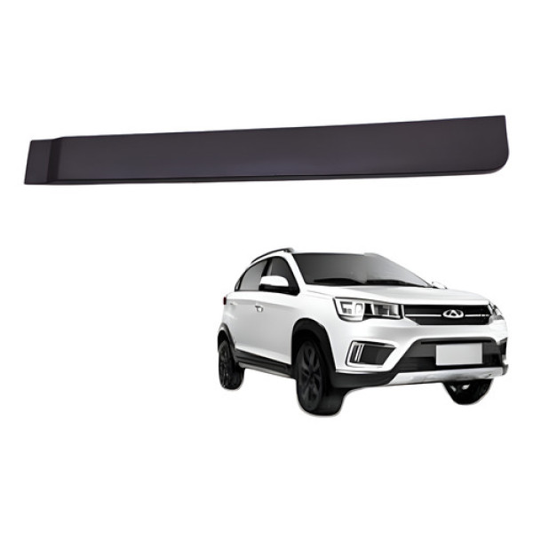 Friso Porta Traseira Esquerda Tiggo 2 1.5 2019 2020 Preto