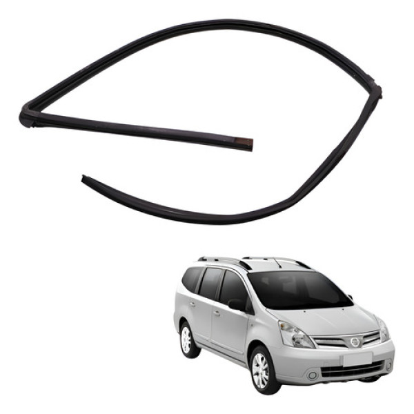 Borracha Guarnição Vidro Dianteiro Direito Livina 2009 2012 Preto